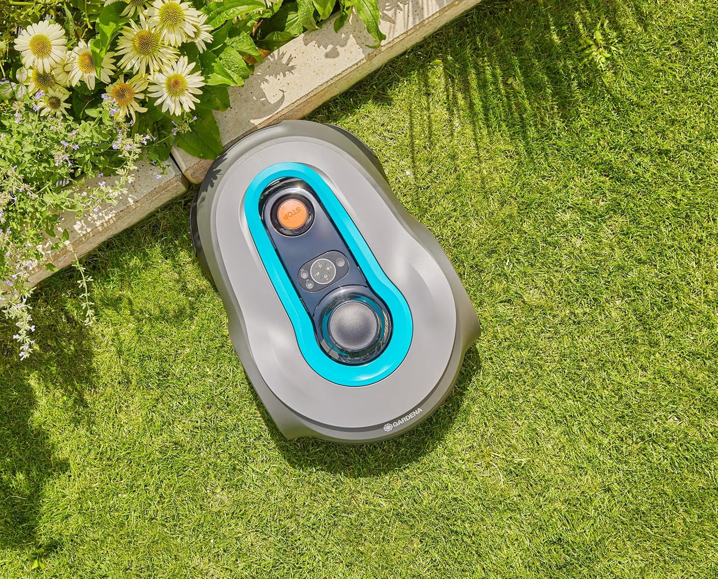Gardena smart SILENO Free Set 750 m² Mähroboter, kabellos, für Rasenflächen bis 750 m², LONA Intelligence, ohne Begrenzungskabel, leiser Betrieb, intelligenter Mäher mit App Steuerung (19924-47)