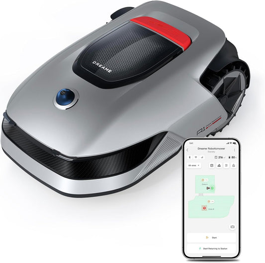 DREAME Intelligent Mähroboter Mower A1, Rasenmäher Roboter, App-Steuerung, OmniSense-Technologie, Intuitives Bereichsmanagement, Intelligente Hindernisvermeidung