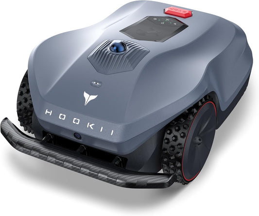 HOOKII Neomow X Pro Mähroboter ohne Begrenzungskabel, bis 6000㎡, 3D LiDAR SLAM+Vision Fusion Kartierung, Keine RTK-Station Erforderlich, mit 4G Modul und GPS, Schnitthöhe 30-85 mm, 45% Steigung, Leise