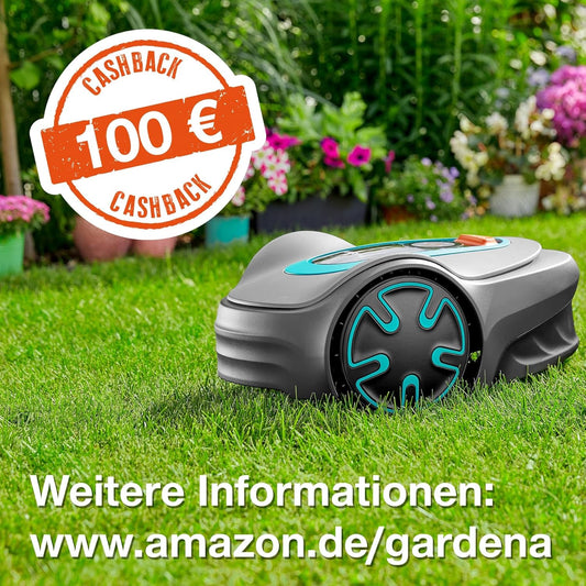 Gardena Mähroboter SILENO minimo 250 m²: intelligenter Rasenmäher mit optimaler Konnektivität, mit Gardena Bluetooth App programmierbar, DE-Version (15201-20)